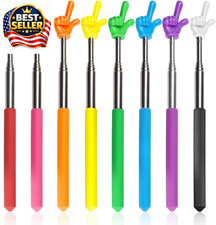 8 Pcs Teacher Pointer Stick for Classroom Extendable Pointer Finger Telescoping