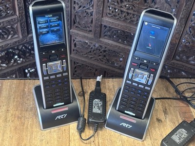 RTI T2-C Programmable Remote Control w/ Dock & Cords 2 Units Lot