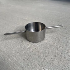 Vtg Stelton Arne Jacobsen Cylinda Line Stainless Steel 1 Oz. Jigger Barware MCM