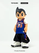 TOYQUBE Enterbay Astro Boy Blue Basketball Uniforms Limited Vinyl Figure H10inch