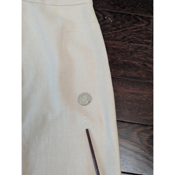 Pantalone VERSUS VERSACE cotone lana mezzarise con zip alla caviglia blush beige 28 42 US 6