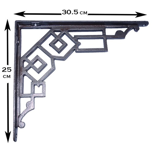 Cast Iron Wall Shelf Brackets Classic Victorian Design - Picture 9 of 45