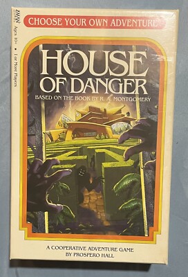 Brand New House of Danger - A Choose Your Own Adventure Strategy Board Game