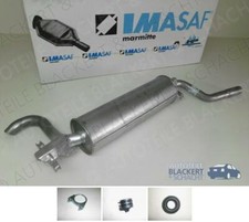 IMASAF ESD Auspuff Endtopf für Mercedes Kombi S123 200 E/230 E 1980-1985+Zubehör