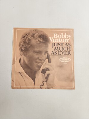 Bobby Vinton - Just As Much As Ever - RECORD SLEEVE ONLY (45RPM 7 ) (AA128) 