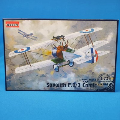 Roden 051 Sopwith F.1/3 RAF Aircraft Fighter 1/72 Scale Model Kit 1916 Year