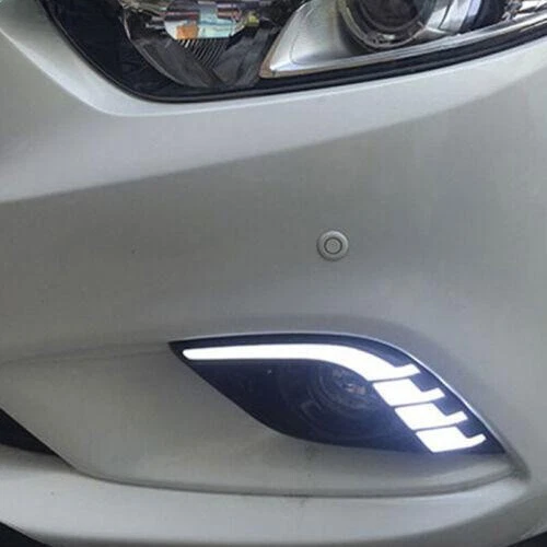 2PCS LED DRL Turn Indicator Signal Lamps Fog lights Fit For Mazda 6 2014-2016 - Picture 6 of 12