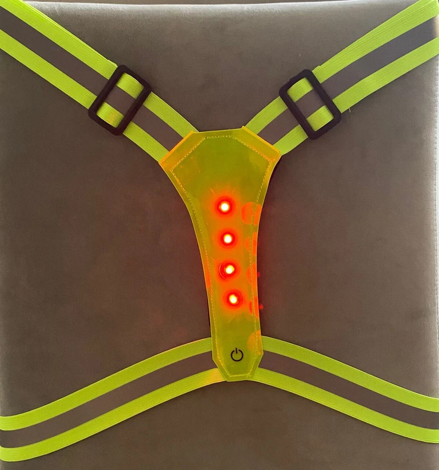 safety kit acrylic delivery driver car sign vynil adhesive decal runner led vest - Image 4 of 4