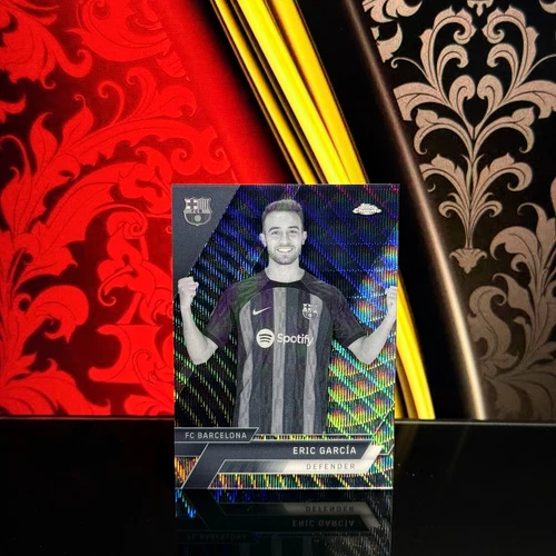 2022-23 Topps Chrome FC Barcelona: Més Que Un Club B&W Wave Eric Garcia