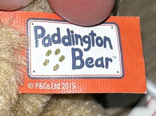 Paddington Bear Red Hat Plush Doll 9” no coat 2015 - Picture 2 of 3
