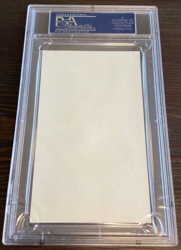 Gale Sayers Autographed "Peace" Index Card - PSA / DNA Certified Authentic Bears - Picture 3 of 3