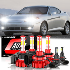 For 2007 2008 Hyundai Tiburon Combo Led Headlight High-low Beam Fog Light Bulbs For 2007 2008 Hyundai Tiburon Combo Led Headlight High-low Beam Fog Light Bulbs