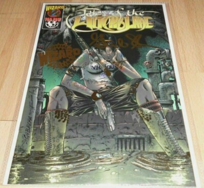 Tales of the Witchblade (1996) Wizard 1/2 #1 GOLD SIGNED...Pub by Image.