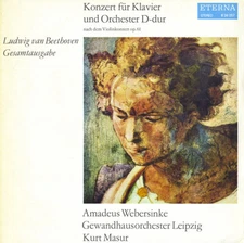 BEETHOVEN Piano Concerto on Violin Concerto WEBERSINKE MASUR Eterna 826257 GD1