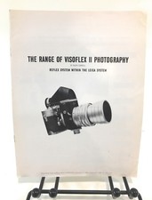 Vintage Leica Leitz Range Visoflex 2 Reflex Photography Brochure Bodies Lenses