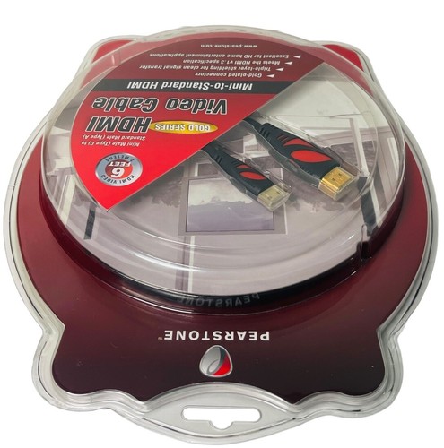 Pearstone Gold Series HDMI Mini-to-Standard Cable 6 Feet HDMI-AC206, NEW! - Picture 4 of 7