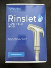 Brondell Rinslet Hand-Held Bidet - Brushed Nickel - New