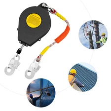 Lifeline Fall Arrester Locking Distance≤0.2m/0.66ft Self-Retracting Lifeline 15M