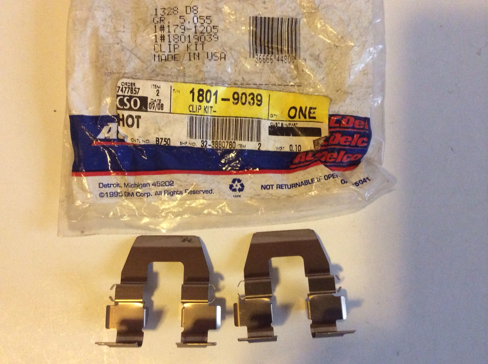 Genuine GM Brake Pads Retainer Kit 18019039 for sale online eBay