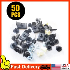 50Pcs For Toyota Lexus Under Engine Cover Clips Underbody Mudguard Shield Screws
