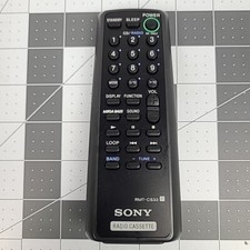 Genuine SONY RMT-CS33 Radio Cassette OEM Remote Control CFDS34 S33 S37, Tested