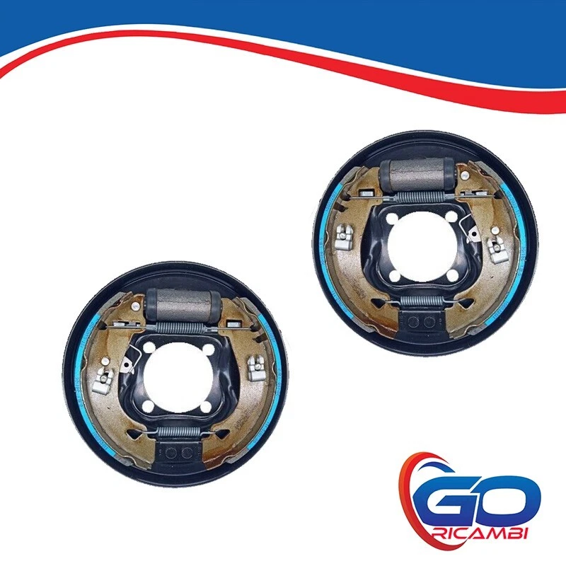 KIT COMPLETO GANASCE PIATTI + TAMBURI FRENO POSTERIORI FIAT Panda 4x4 DA 01/1993 - Immagine 3 di 4