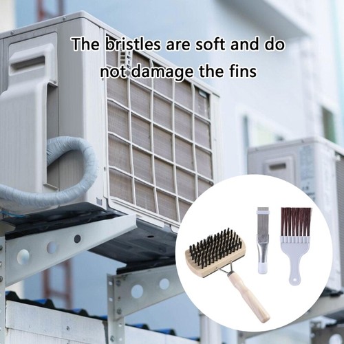Pack Of 3 Fin Brushes Condenser Fin Cleaning Brushes for Effective HVAC Cleaning - Picture 3 of 8