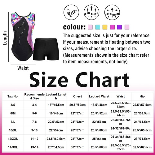 Kinder Mädchen Set Mit Shorts Anzug Ausbildung Outfits Sportlich Training Yoga - Picture 49 of 49