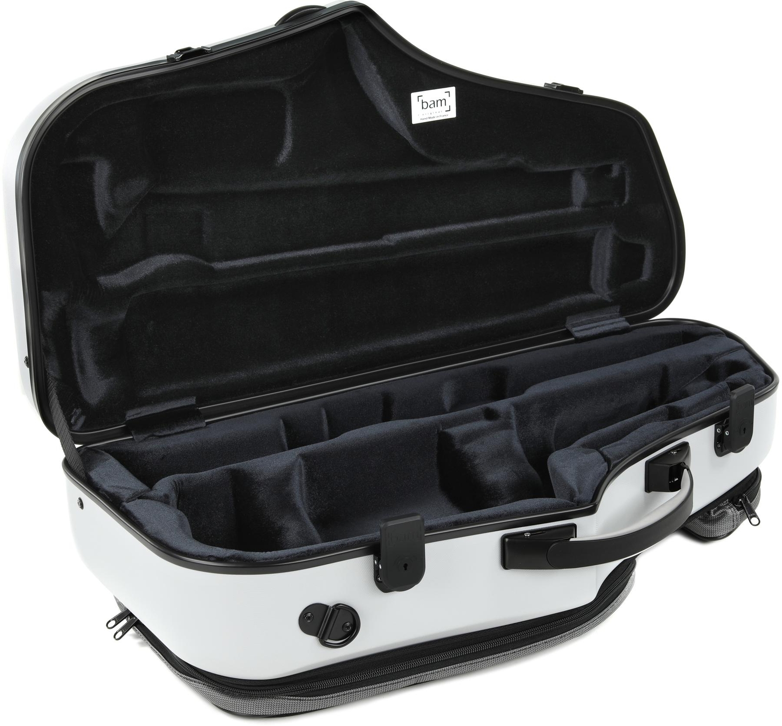 BAM 4120XL Hightech Alto and Soprano Saxophone Case - Light Grey