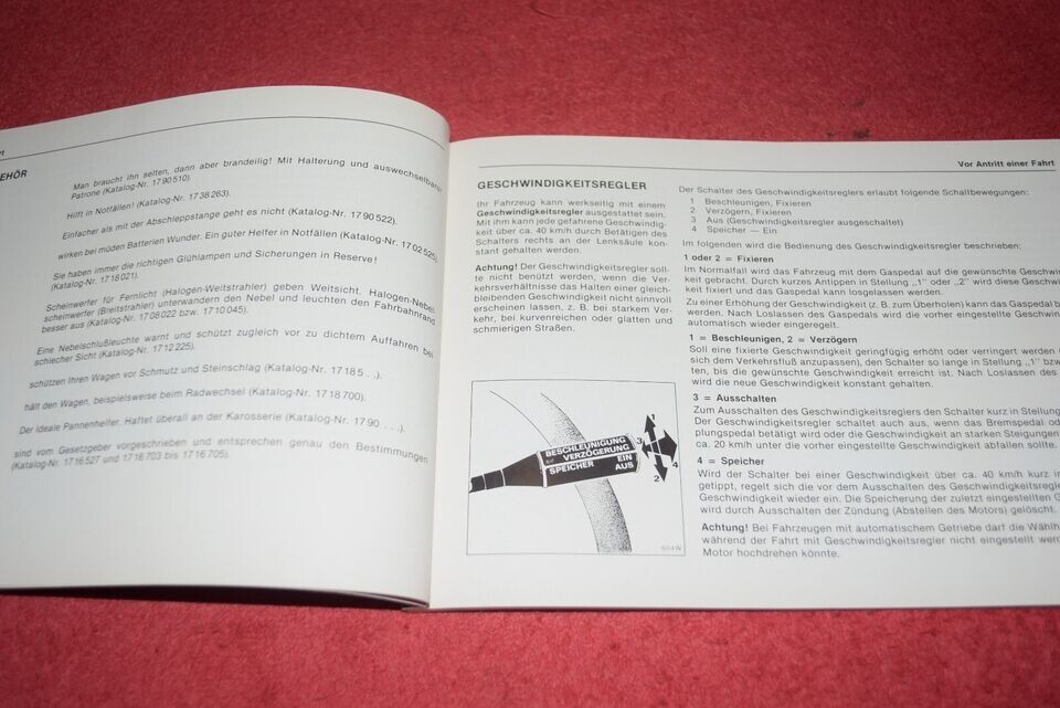 Operating Instructions Manual Opel Senator A1 2.8/3.0 Edition 1978