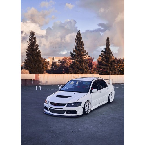 Mitsubishi Evo 8 Art Poster #035 - High Resolution Celebrate Automotive Excellen - Picture 7 of 12
