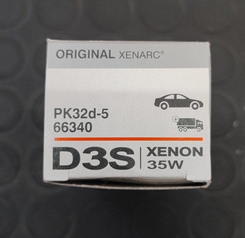 OSRAM XENARC ORIGINAL D3S 66340 35W 4300K Xenon HID Lampada Auto - Foto 2 di 2