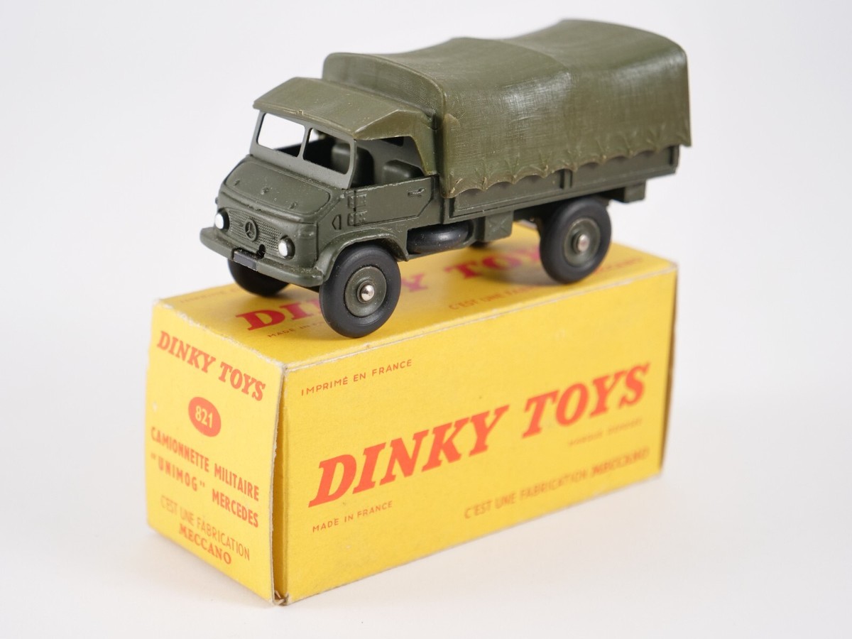 DINKY TOYS FRANCE - 588 - mint レア Dinky Toys France 808 Miltary G.M.C. Khaki Ricovery Truck