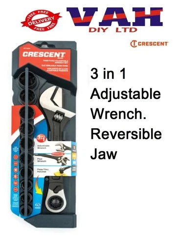 Crescent CRECPTAW8 11 Piece X6™ Pass-Thru™ Adjustable Wrench Set
