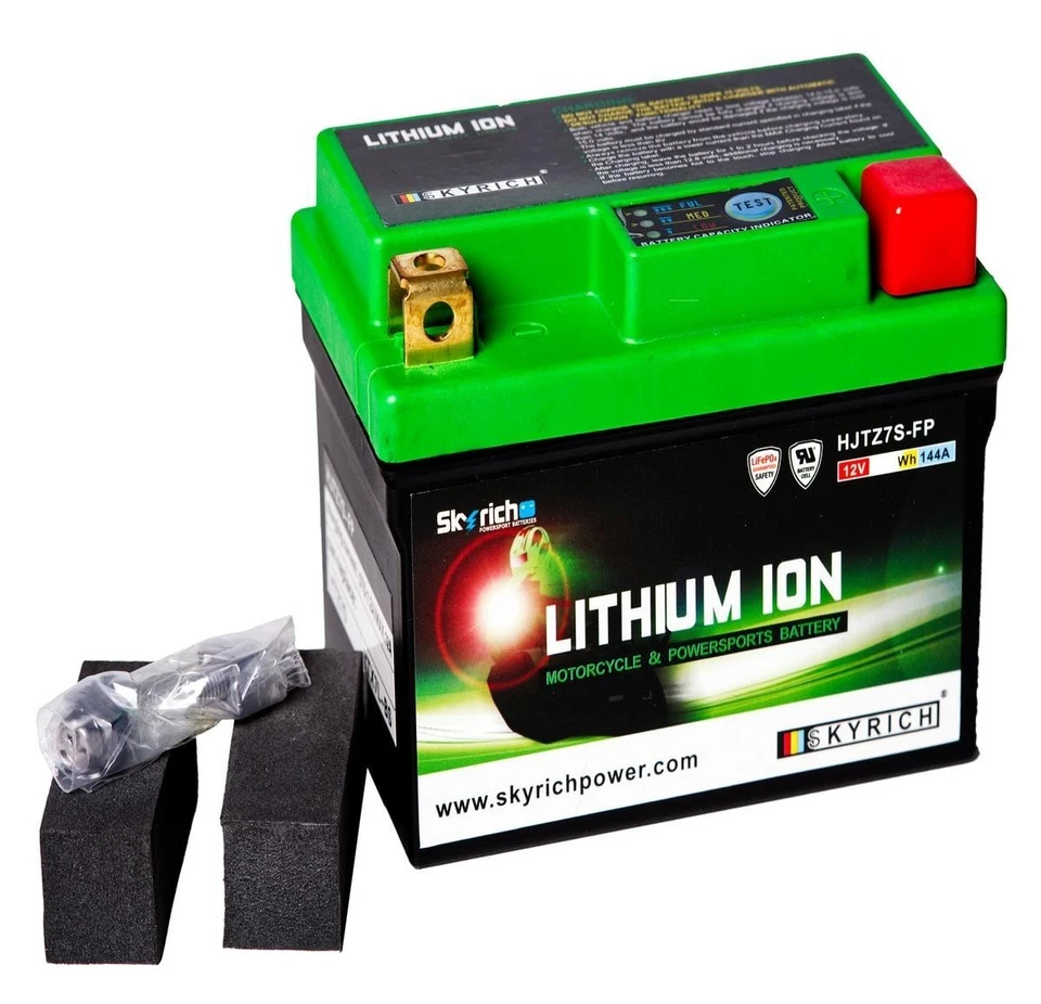 Batterie Lithium Skyrich YTZ7S Aprilia 125 AF1 Europe Futura Replica Sintesi - Photo 3/4