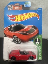 2016 Hot Wheels HW Green Speed 2008 Tesla Roadster Red 1$ Auction Combine SP