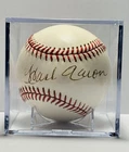 Hank Aaron Autograph Baseball Official Major League Baseball Atlanta Braves HOF