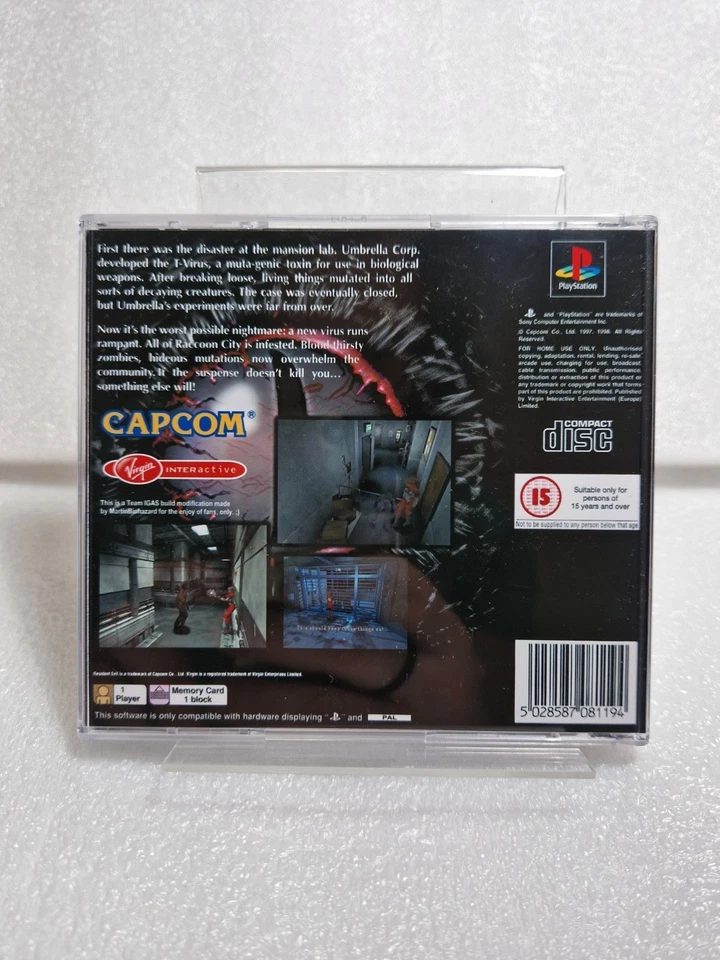 Resident Evil 1.5 Prototype - 2 cd version Playstation 1, foto 2 di 5
