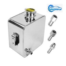 Universal Car 2.5l Aluminum Water Coolant Radiator Overflow Recovery Tank Bottle