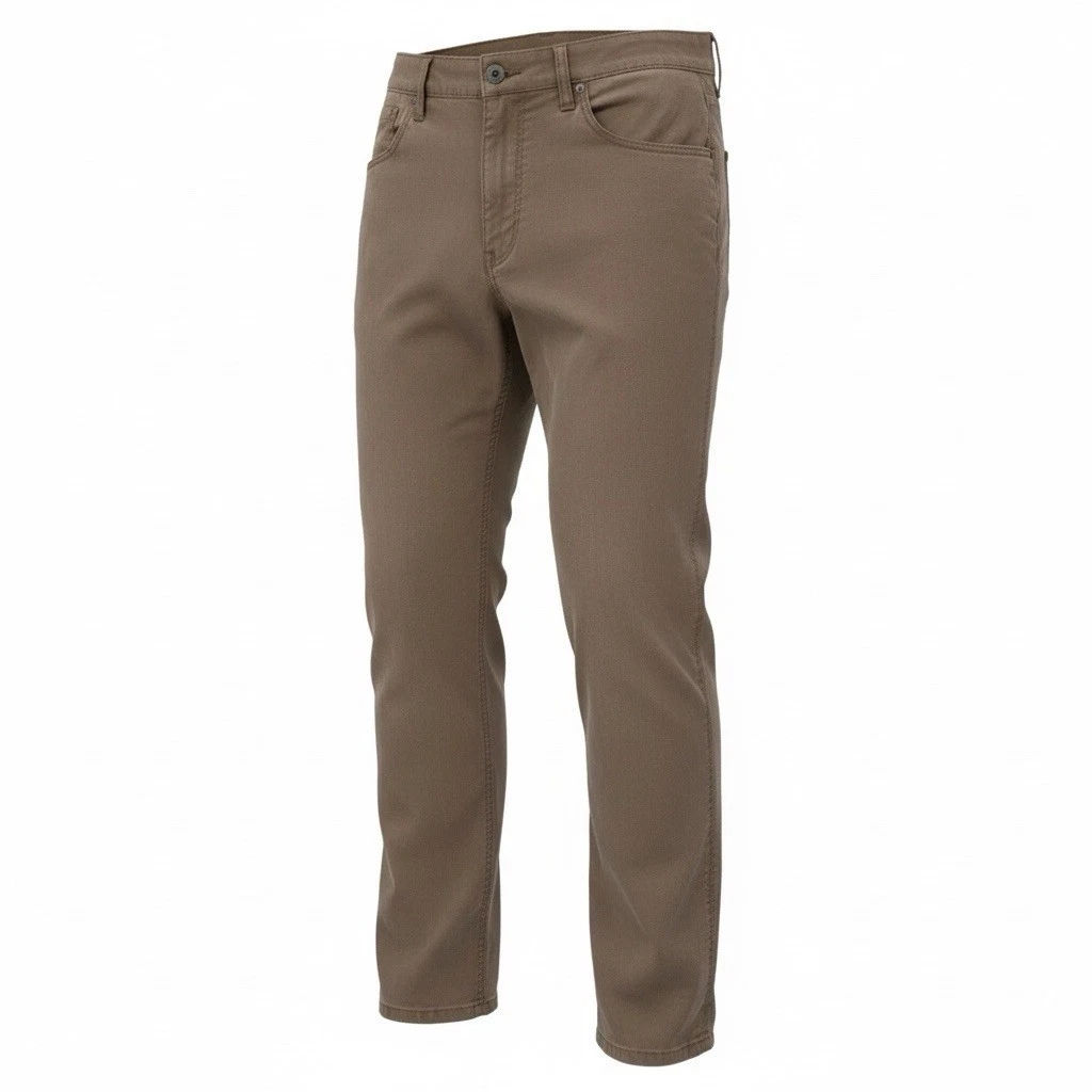Tommy Bahama Pants Mens 34 Brown Tencel Blend Straight Leg Casual 5-Pocket