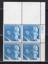 US Postage 1979 MNH Plate Block SC#1779 15c Robert F Kennedy
