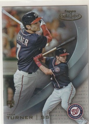2016  TOPPS GOLD LABEL  TREA  TURNER     #74  RC   NM/MT INV. 1,806