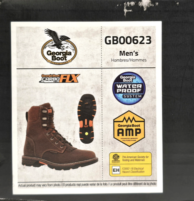 Georgia Boot Carbo-Tec FLX Brown Waterproof 8 display picture 3