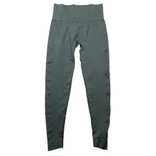 SET Active Seamless Ribbed Leggings Charcoal Grey Size S Athleisure