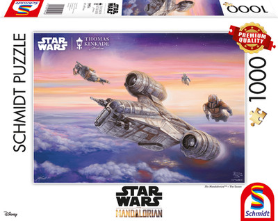 Lucas Film, The Mandalorian, The Escort - 1000 Teile Puzzle