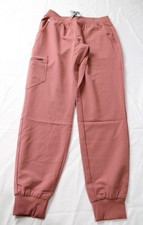 Figs Women's Drawstring Zamora Jogger Style Scrub Pants EJ3 Mauve Size XS