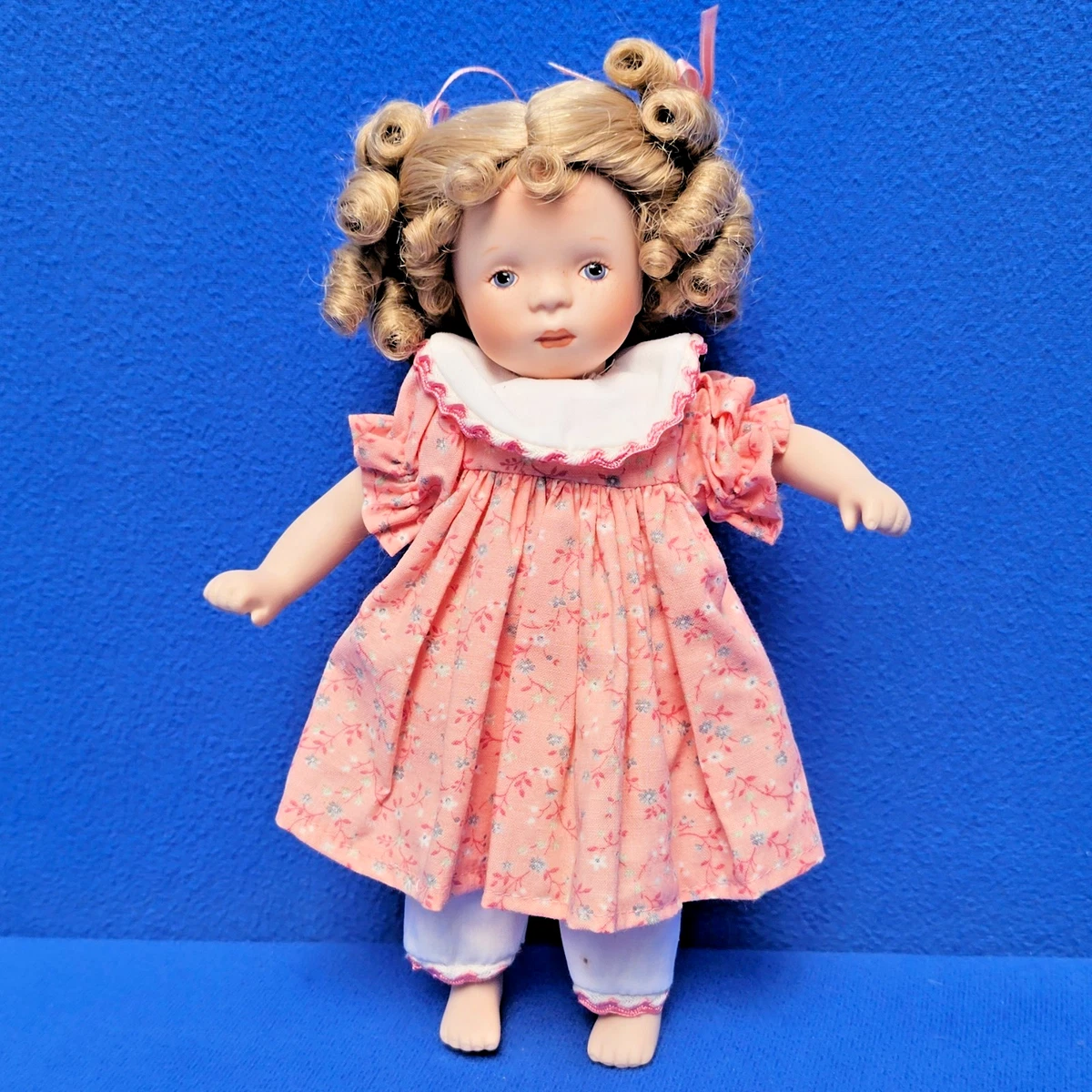 FRANKLIN MINT GRETCHEN MONTAG PUPPE SYLVIA NATTERER 25 CM DOLL