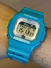 G-Shock GLX-5600X Buzzer Beat Limited Blue Unisex Used No Box US Customs Fees