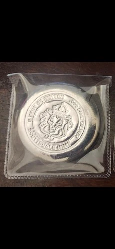 5 oz Scottsdale Silver Button .999 Fine Silver Bullion