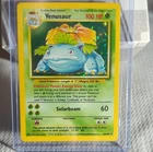 Pokémon Venusaur Holo Rare Base Set Card 15/102 English 1999 Wizards